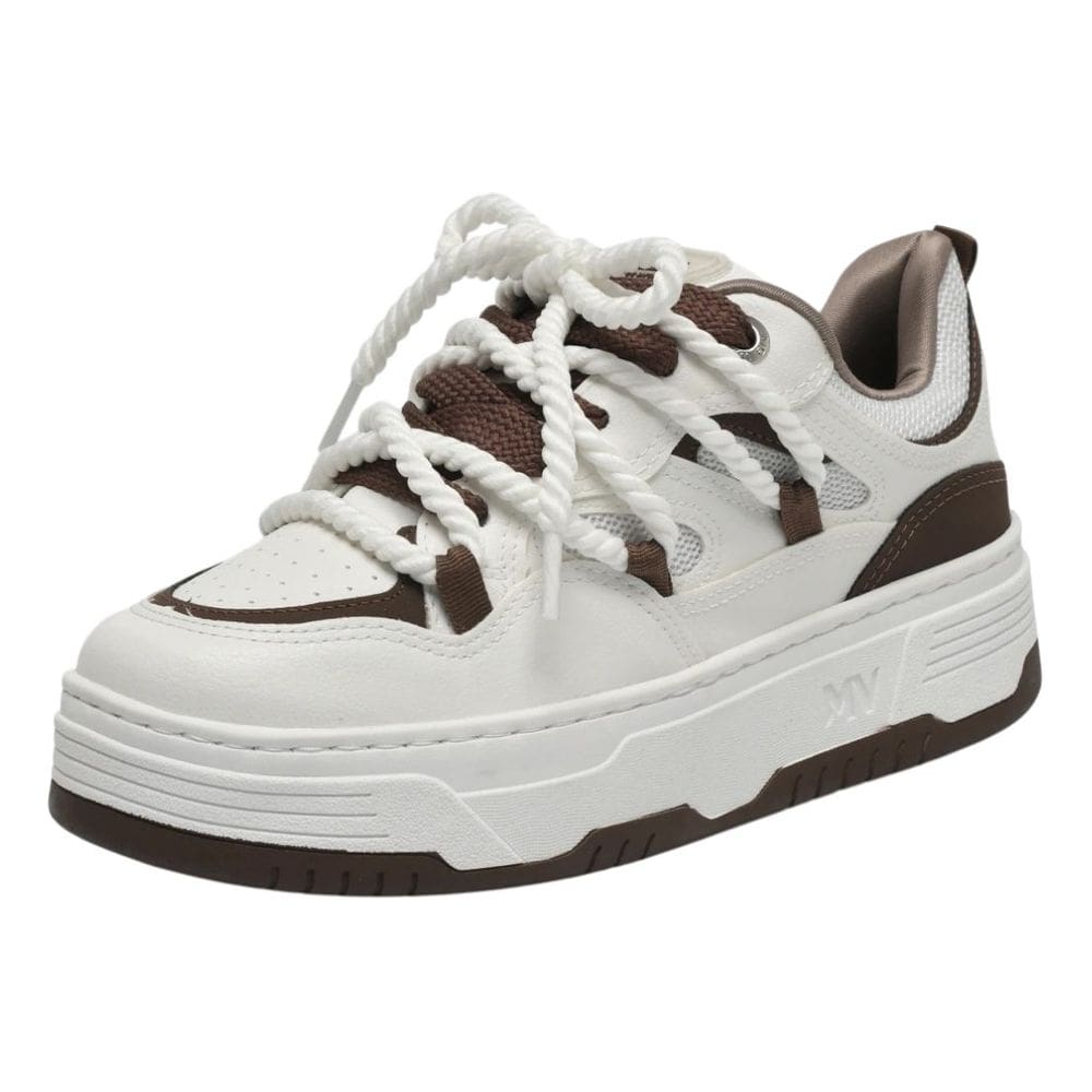 Tênis Feminino Casual Enfeite Corda Confortável Via Marte