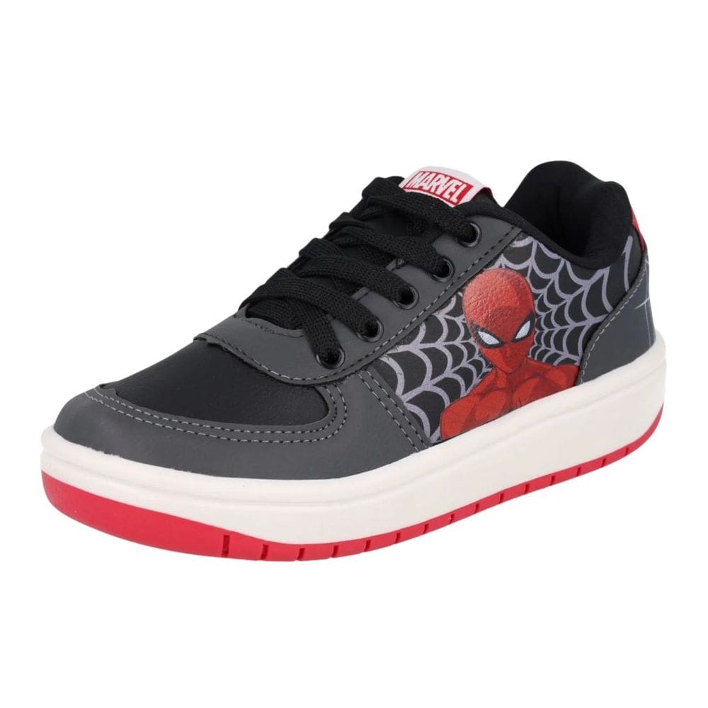 Tenis Infantil Menino Estilo Casual Rua Spider-Man Disney