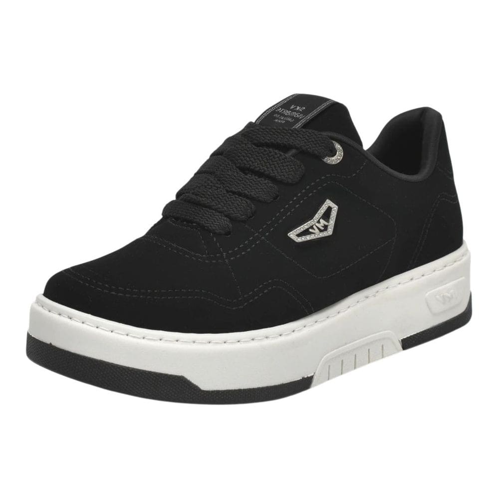 Tenis Feminino Brilho Confortavel Moderno Casual Via Marte