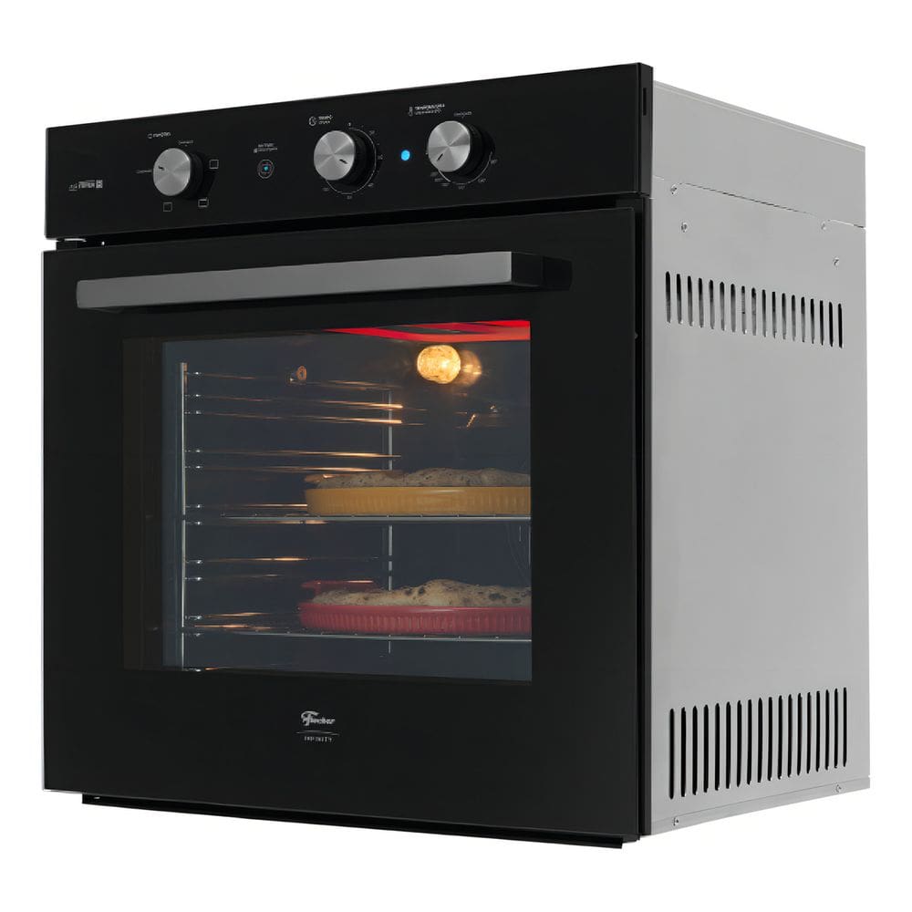 Forno A Gas Embutir 78l Preto 127v Grill Cook - Fischer 127v Preto