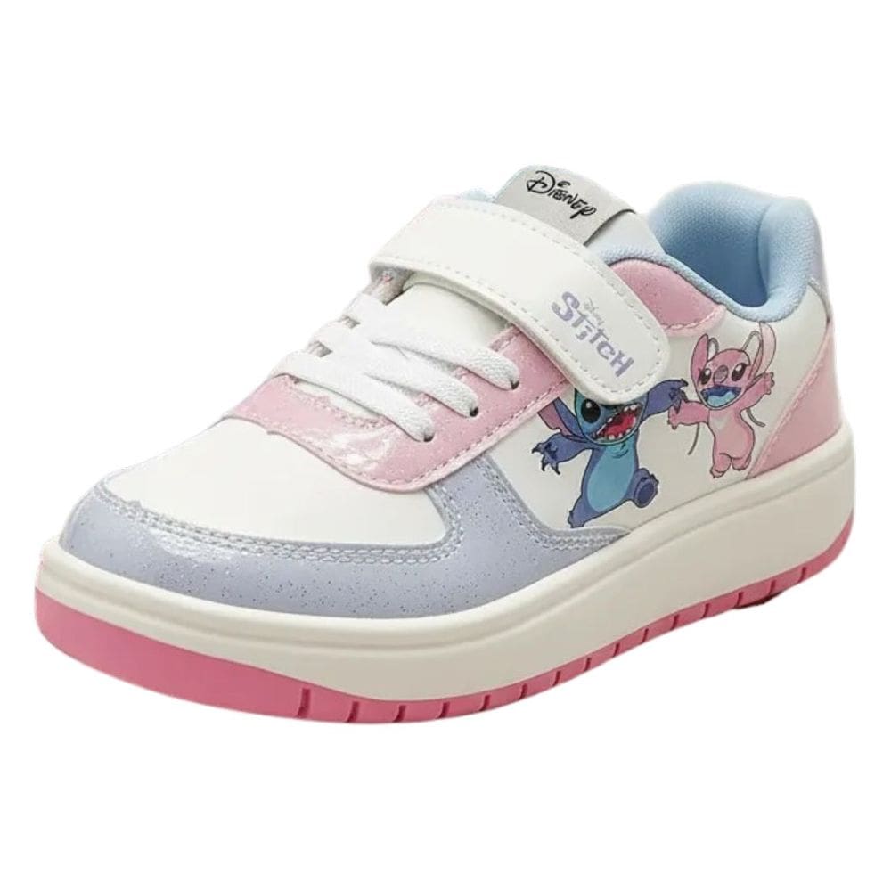 Tenis Infantil Menina Facil Calce Confortavel Stitch Disney