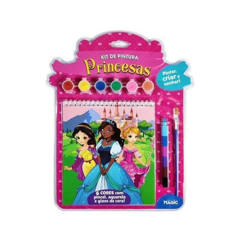 Kit De Pintura Princesas - Pintar, Criar E Sonhar!