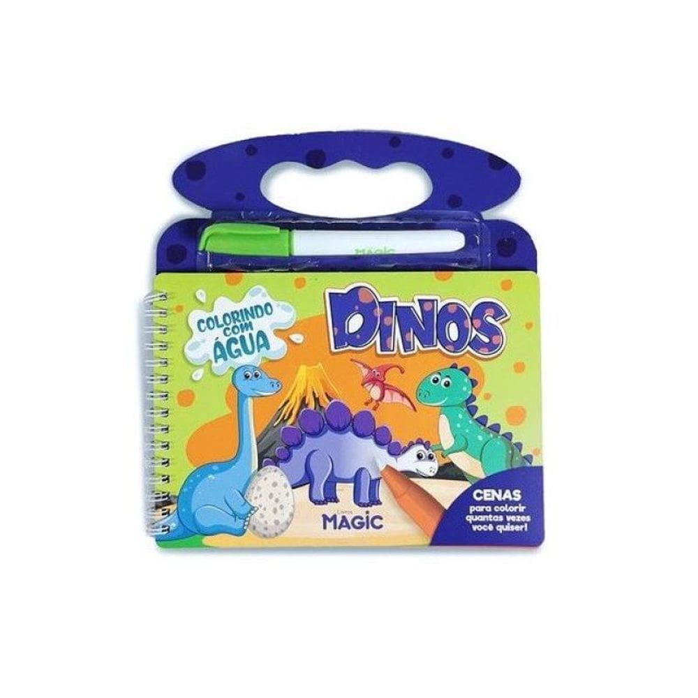 Colorindo Com Água Dinos