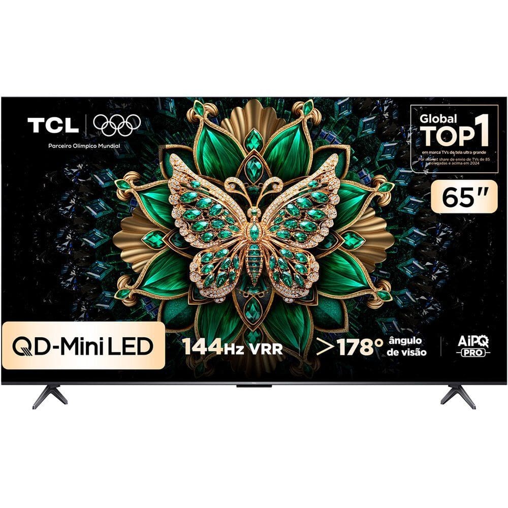 Smart TV TCL 65C6K 65 4K Mini LED Android TV Semp Tcl