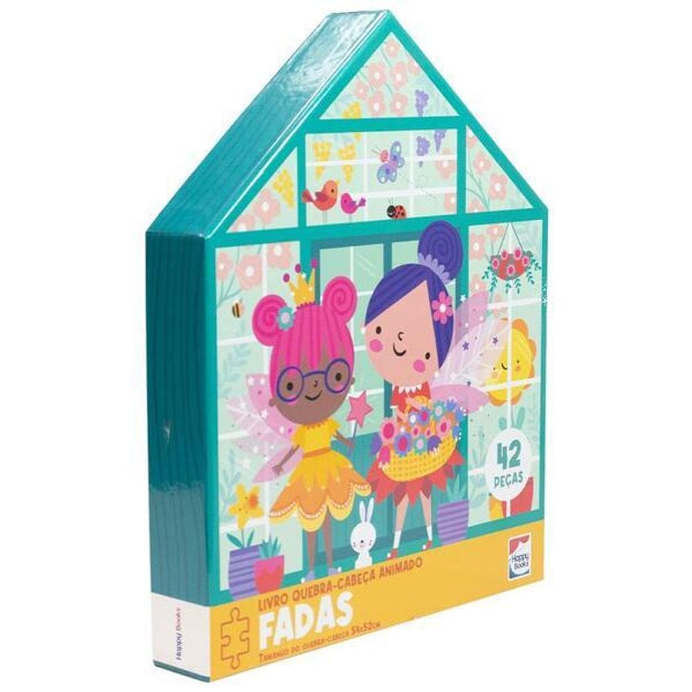 Livro Quebra-Cabeça Animado: Fadas