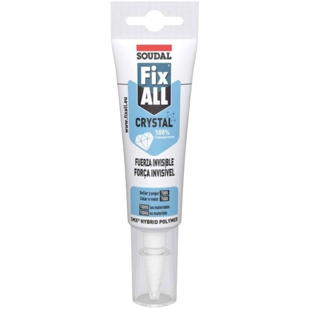 Bisnaga Fix All Crystal Fixa Tudo Transparente 125ml - 132218 - SOUDAL BRASIL