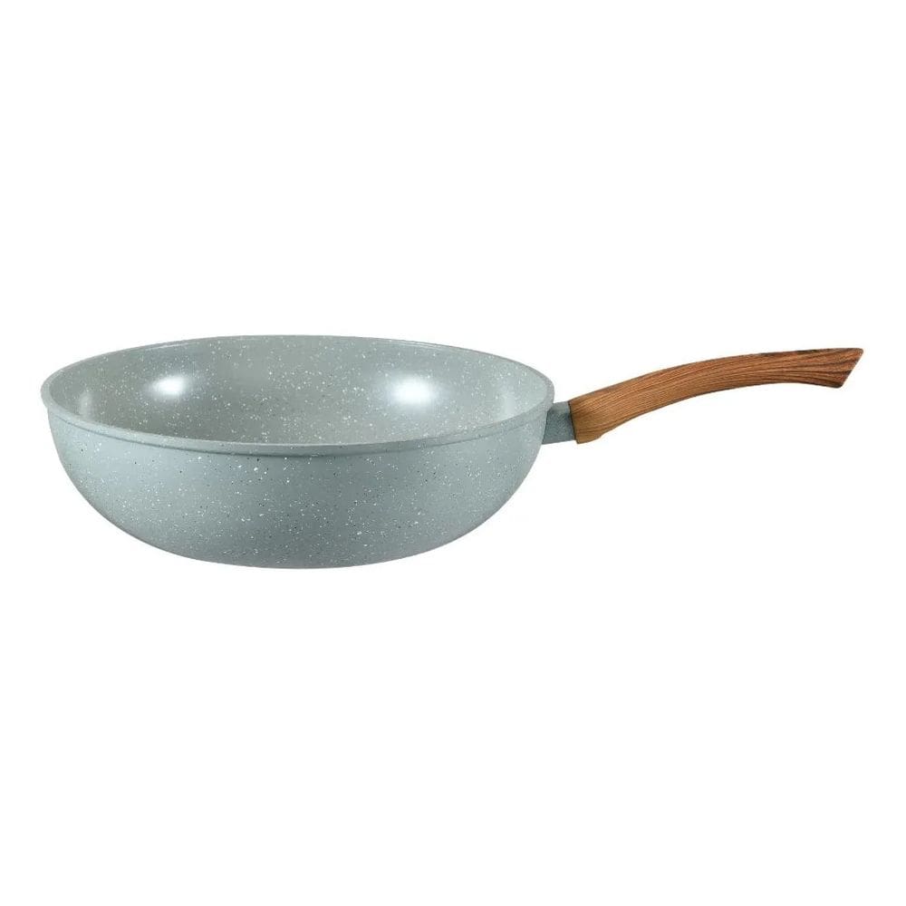 Frigideira Funda Wok Ecoglide 28cm Antiaderente Marble Tuut
