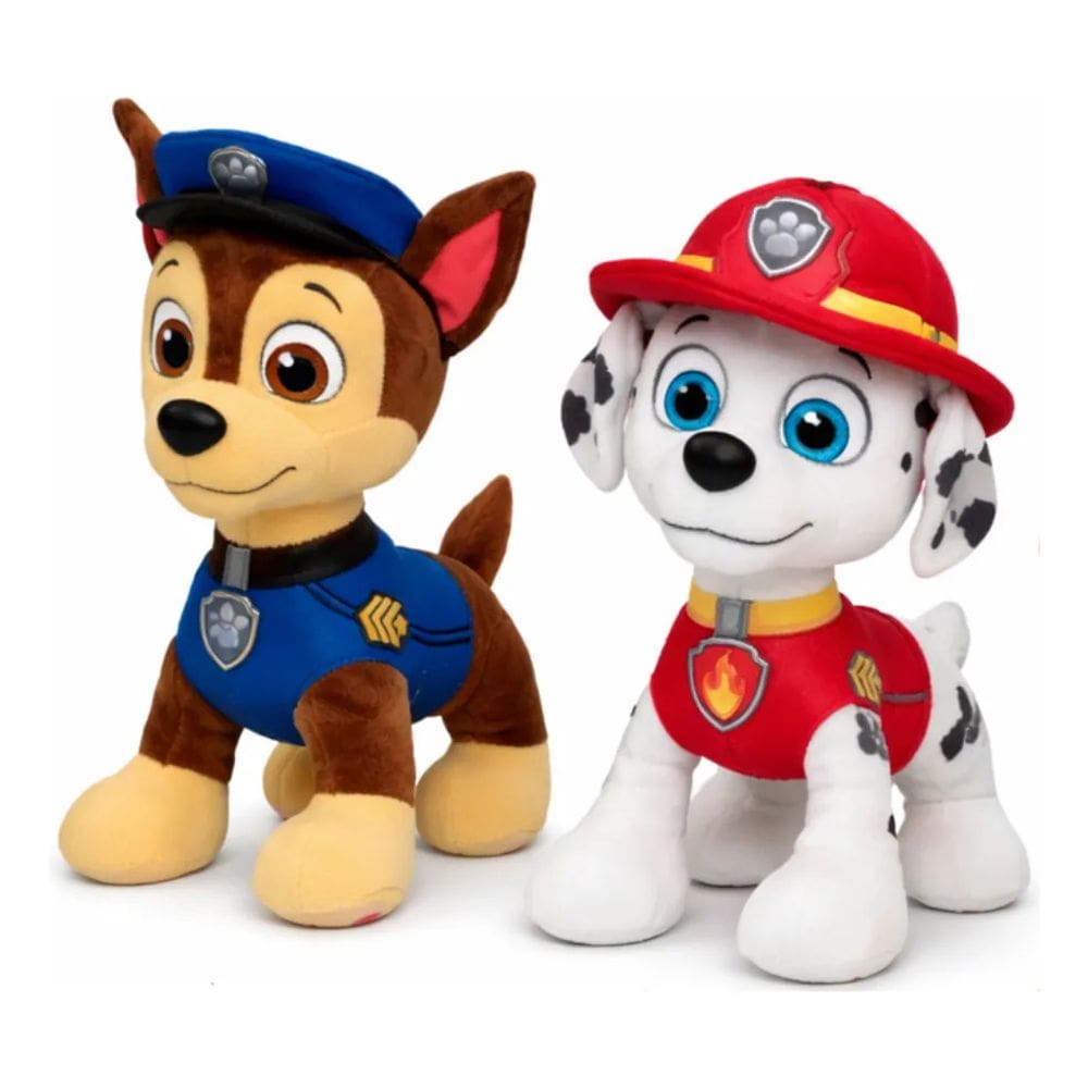 Kit Pelúcias Patrulha Canina Antialérgico Chese E Marshal