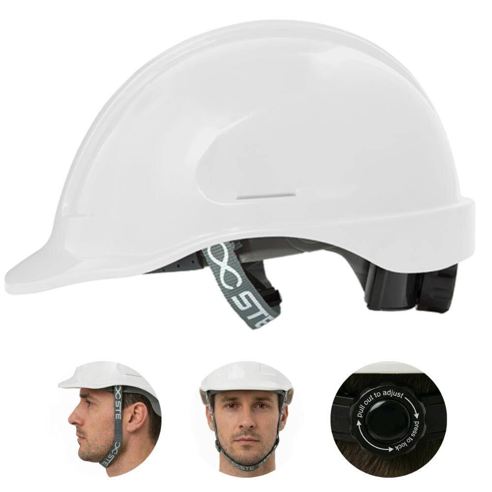 Capacete de Segurança Turtle Com Suspensão Tipo Catraca e Jugular Aba Frontal Steelflex