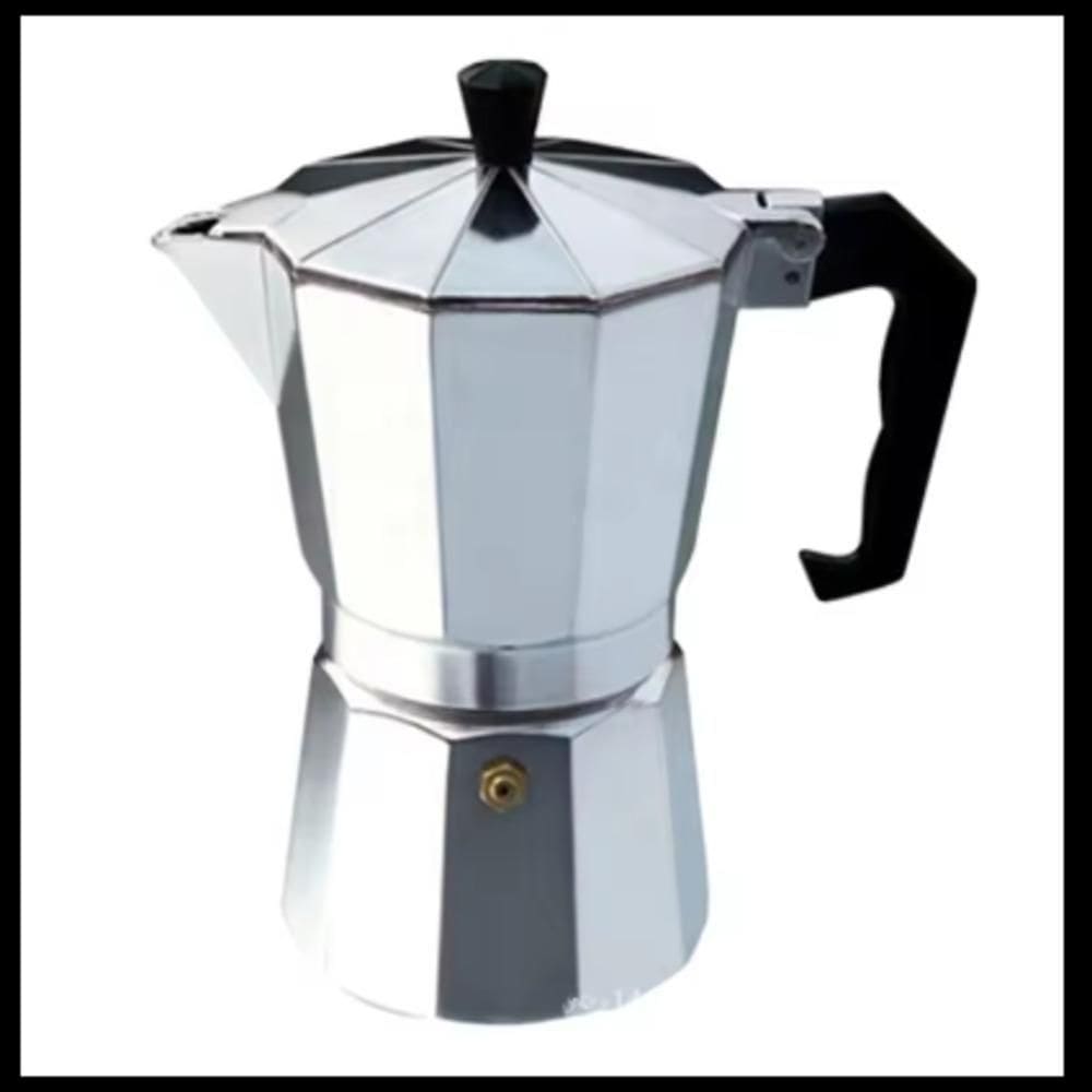 Cafeteira Italiana Inox Moka Cafe Expresso 300ml 6 Xícaras