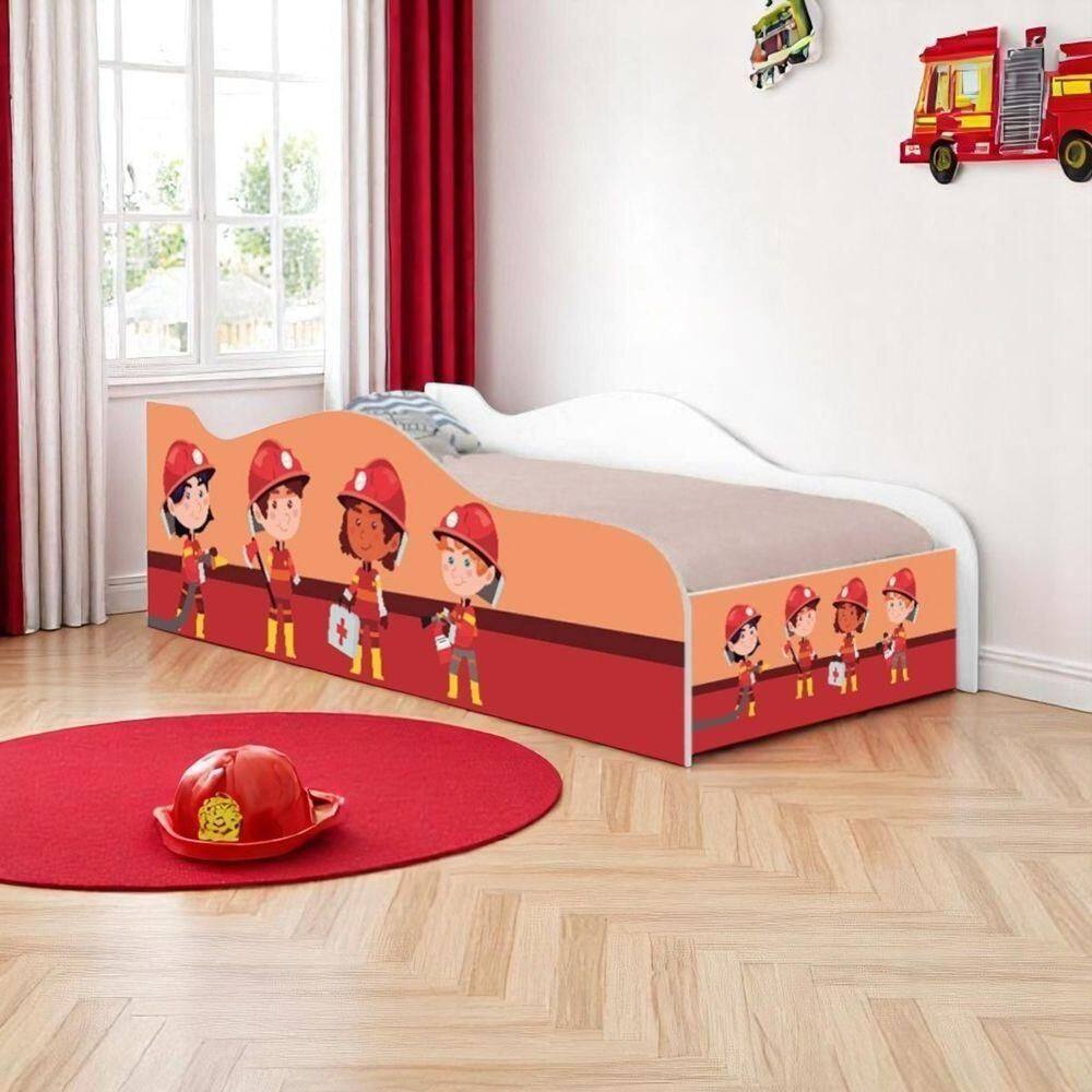 Cama Mobili Solteiro 197cm X 92cm Kmcb Bombeiros