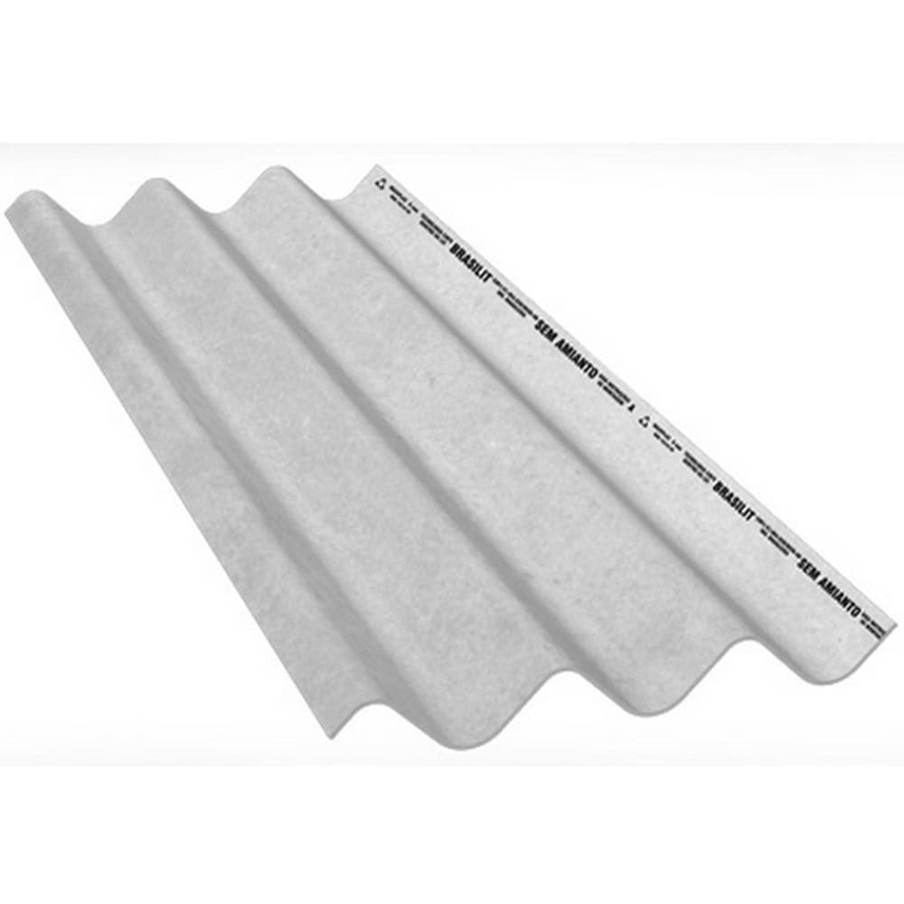 Telha Maxiplac 6mm 3.30x1.06 Metros CRFS - 235063305 - BRASILIT