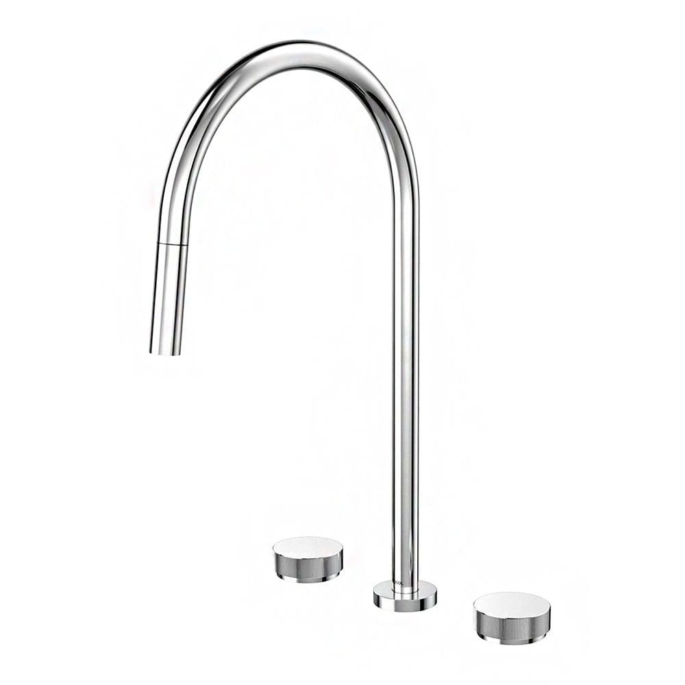 Torneira Misturador Docol Mix&Match 90015469006 de Bancada com Ducha Retrátil Cromada