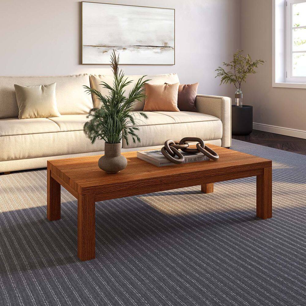 Mesa de Centro Nature Madeira Pinus Rústico Escuro