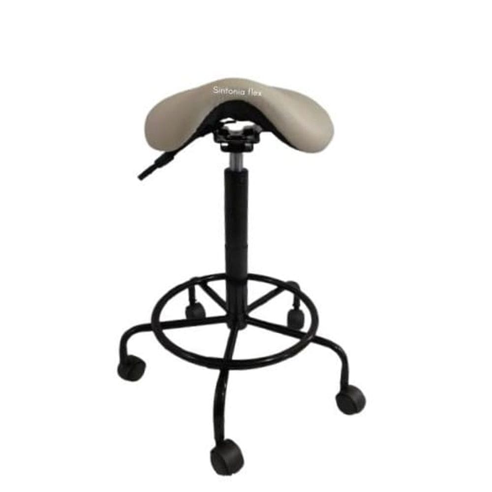 Cadeira mocho sela alta tatoo e cílios 65cm 75cm corano bege