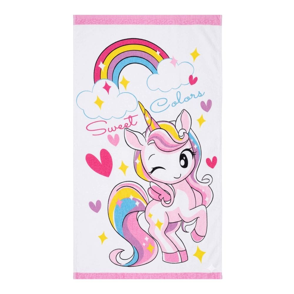 Toalha de Banho Infantil Teka Candy Unicórnio II