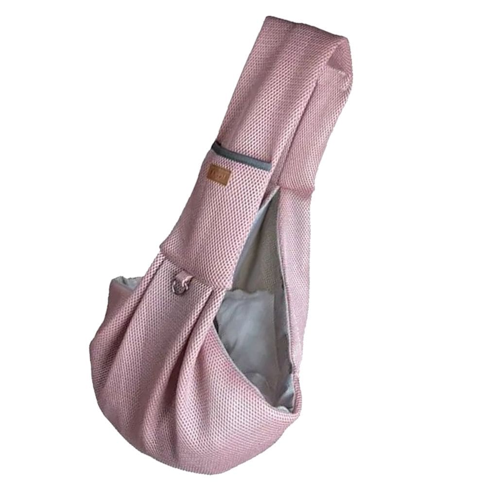 Bolsa Canguru Cachorro Gato Pet Animal Transporte Malha Respiravel Tira de Ombro Tecido Resistente Confortavel