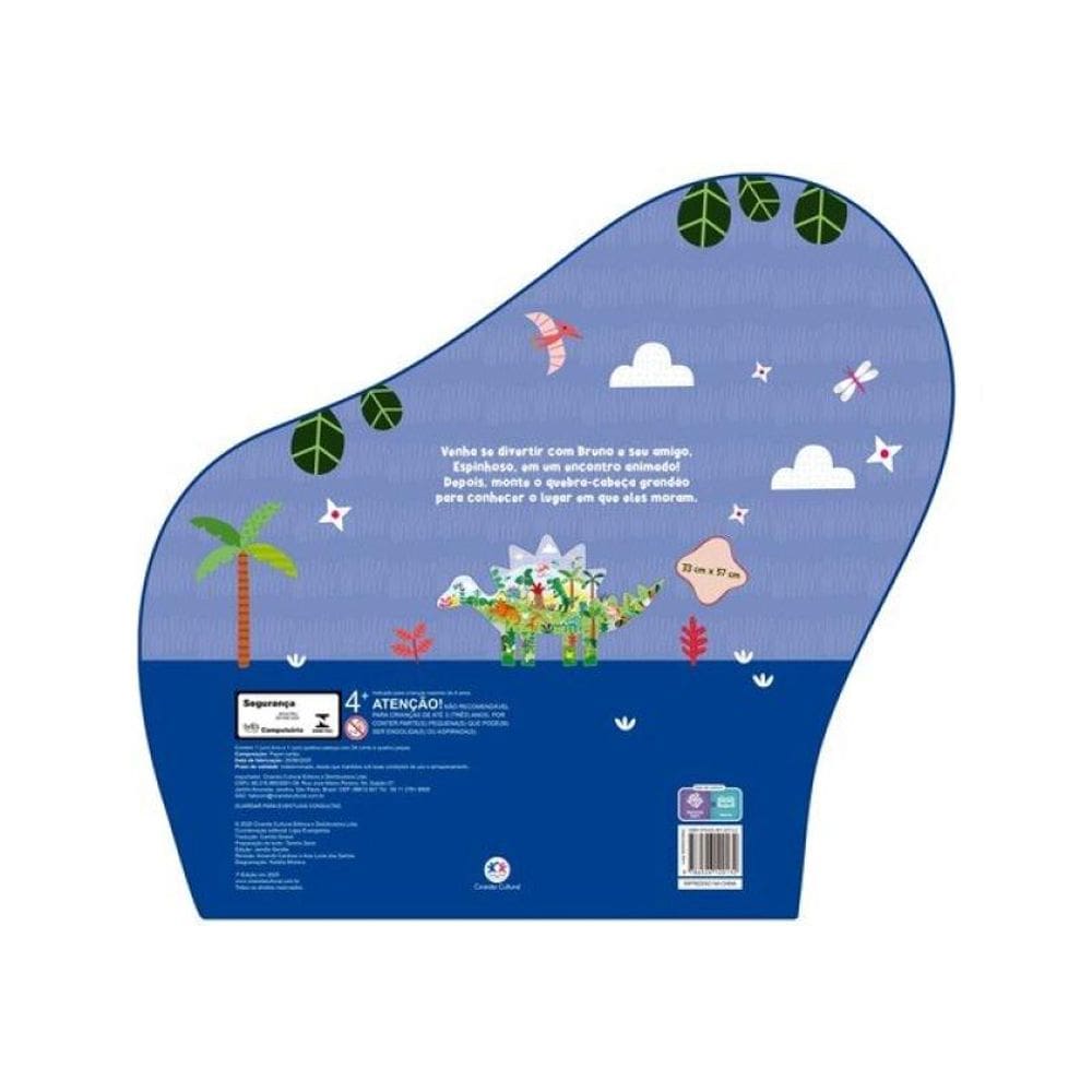 Dinossauros - Livro Com Quebra Cabeça