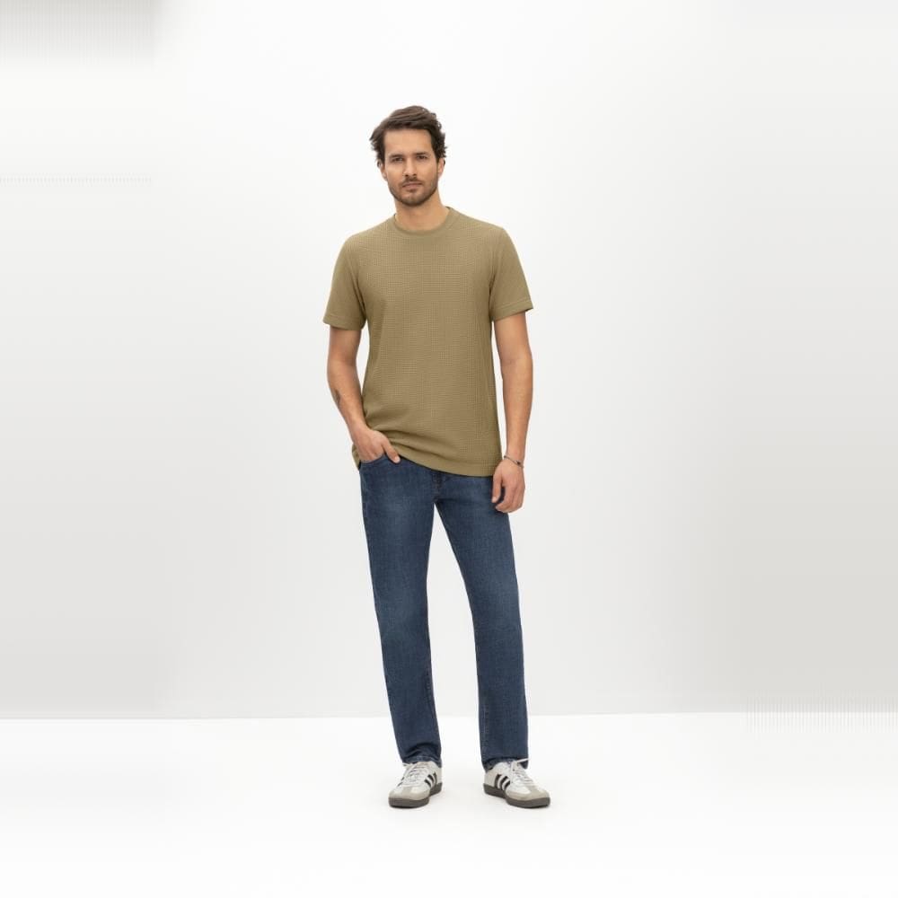 Camiseta masculina em malha comfort Essendi