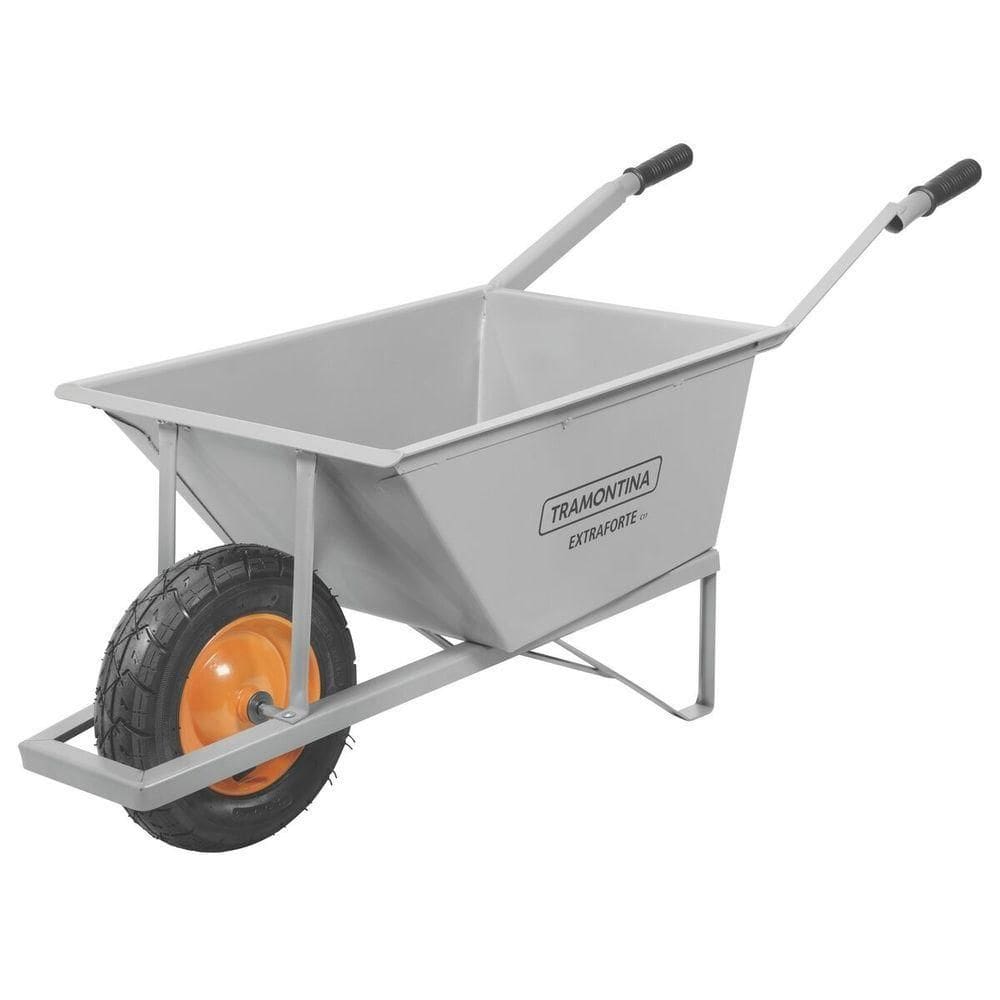 Carrinho De Mão Tramontina 80l Com Caçamba Metálica