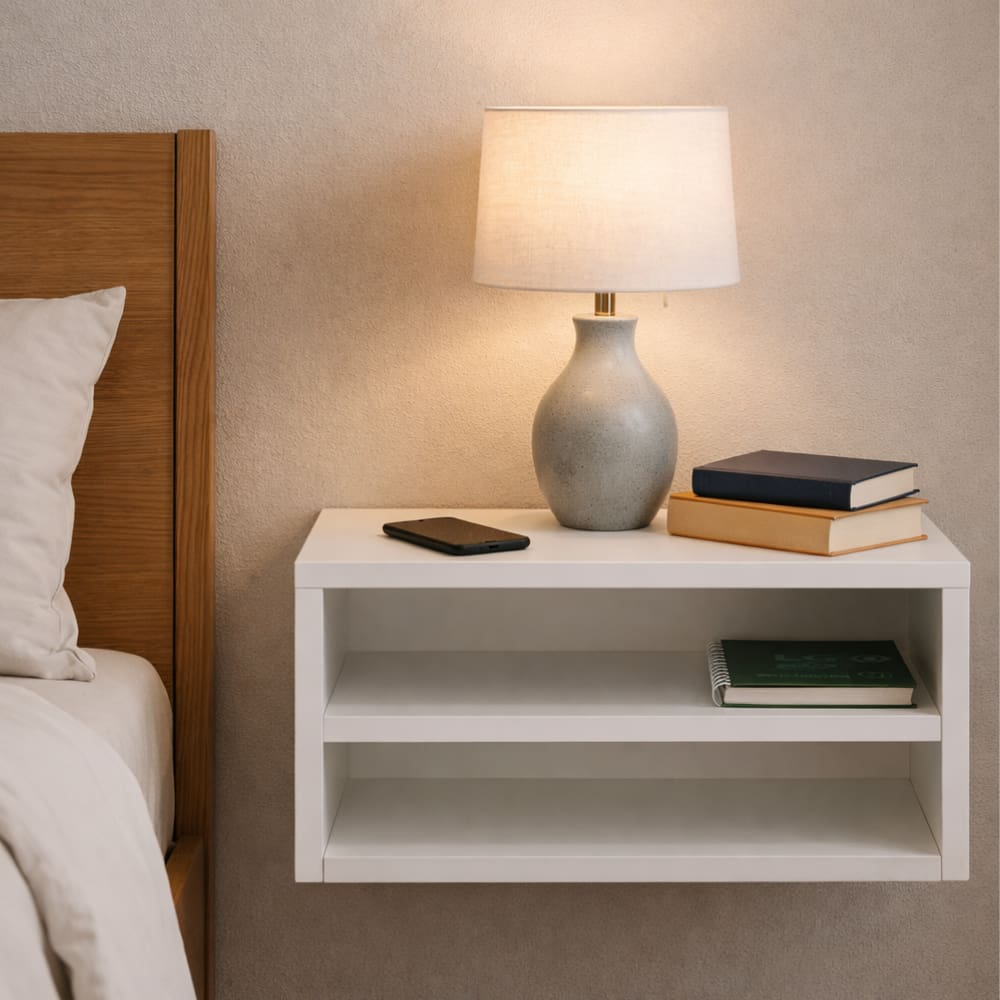 Mesa Cabeceira Suspenso Mesinha Quarto Cama Retro Apoio Lateral