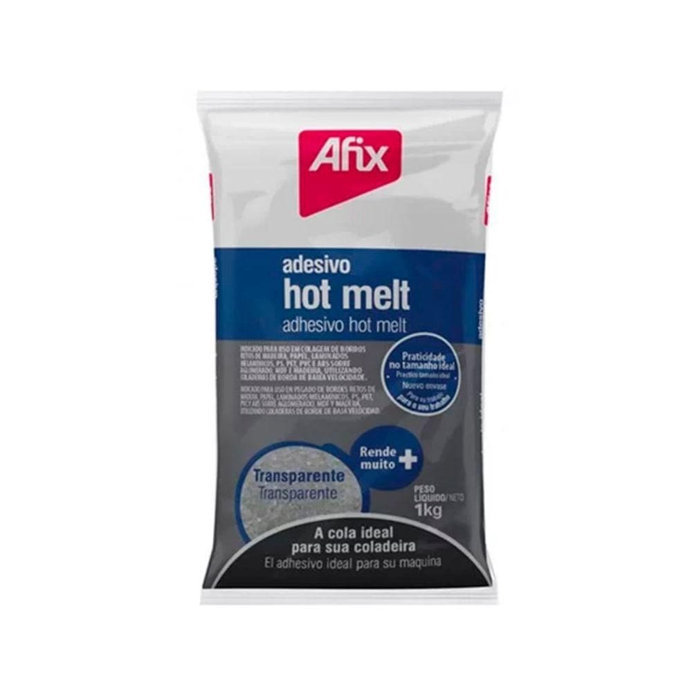 Cola Afix Hot Melt Baixa Temperatura 1814 1Kg Transparente