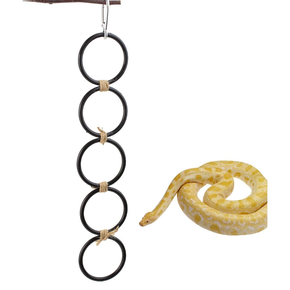 Brinquedo Snake Climbing Rings OOXYG para Ball Python, Corn Snake