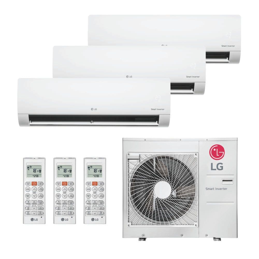 Ar Condicionado Multisplit Tri 36000 Btu Quente/frio - Inverter - LG - 220v - Amnw12gsja1 / Z4uw30gfb1