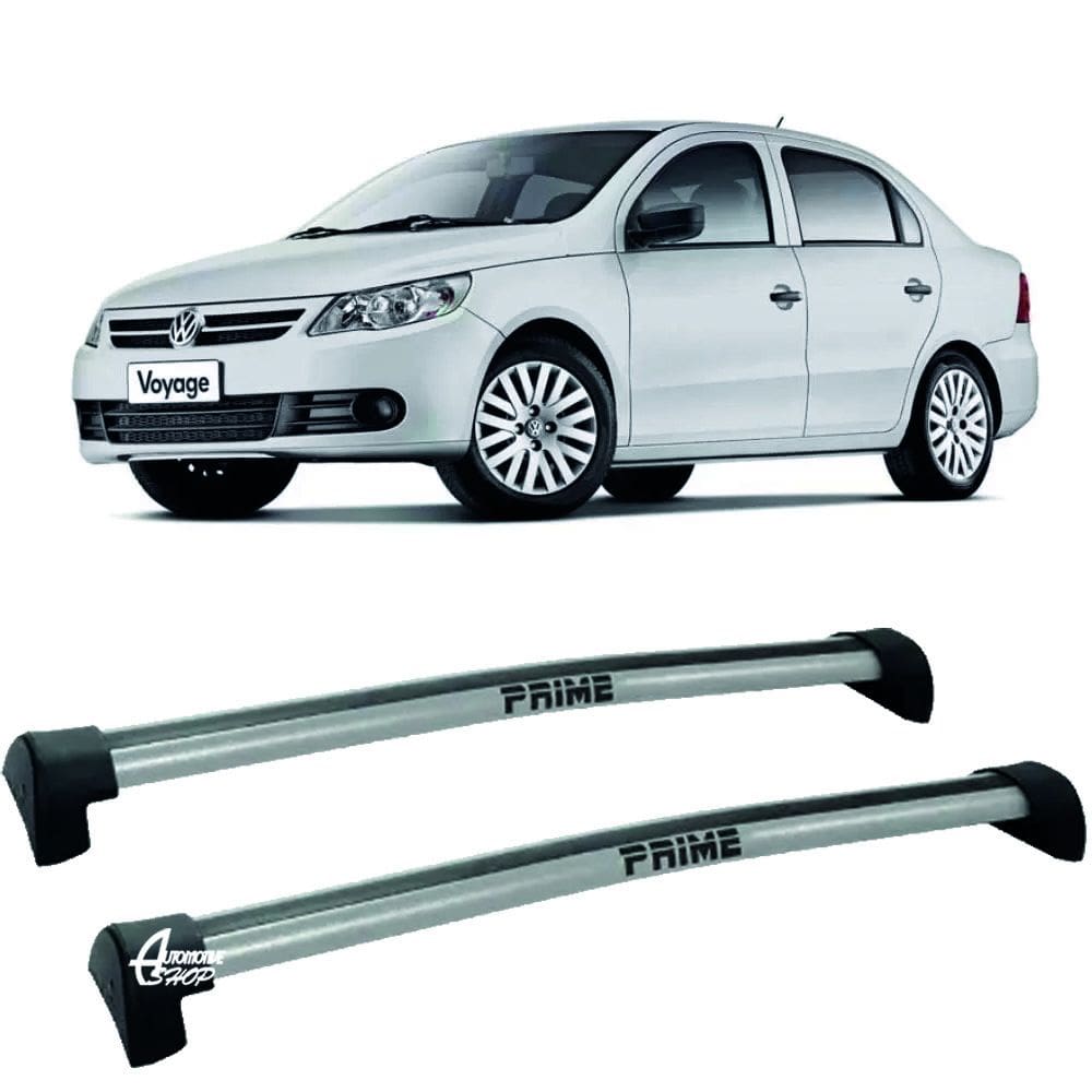 Rack Teto Aluminio Prime VW Voyage G5 08/ 12 Prata PR021