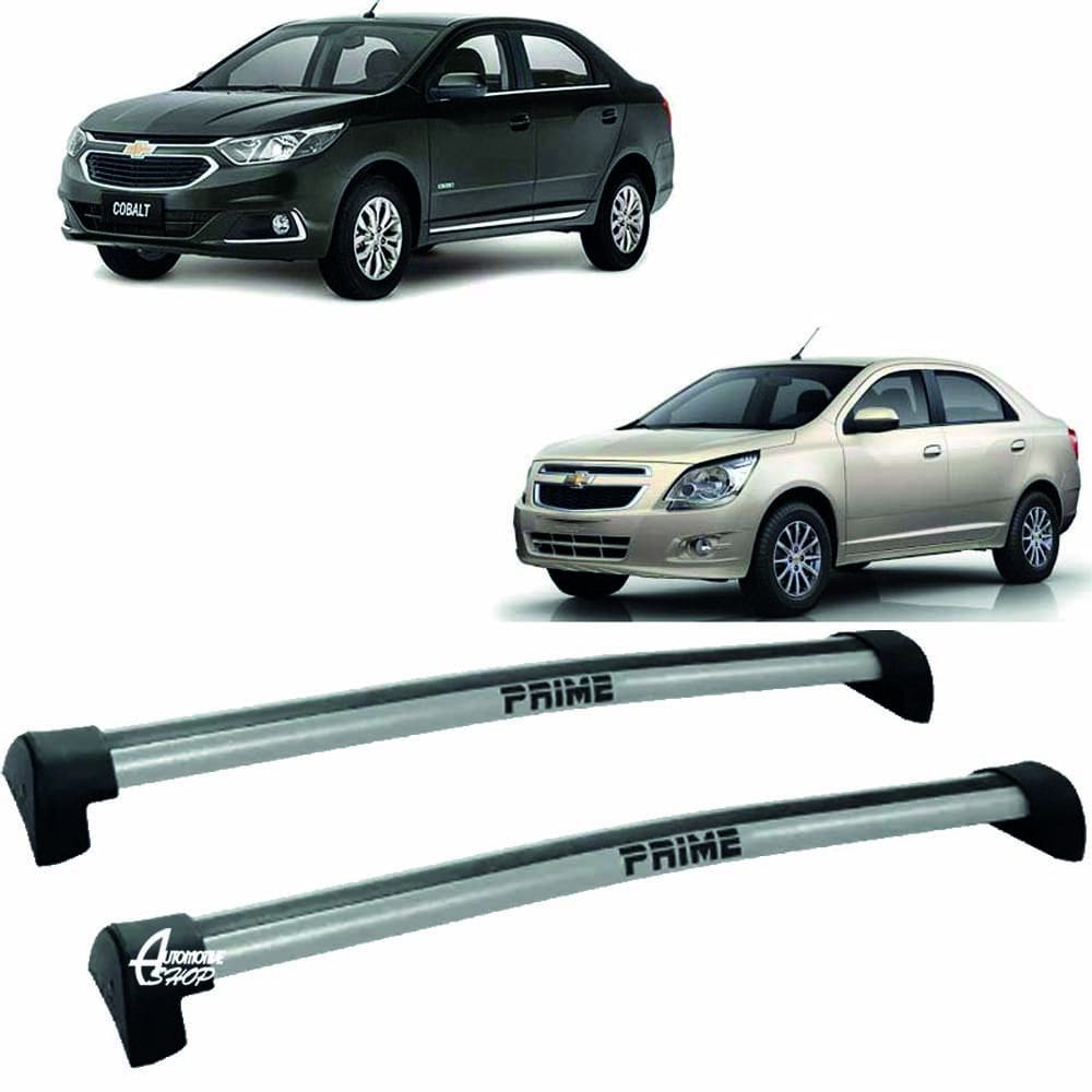 Rack Teto Aluminio Prime GM Cobalt 2016 até 2022 Prata PR083