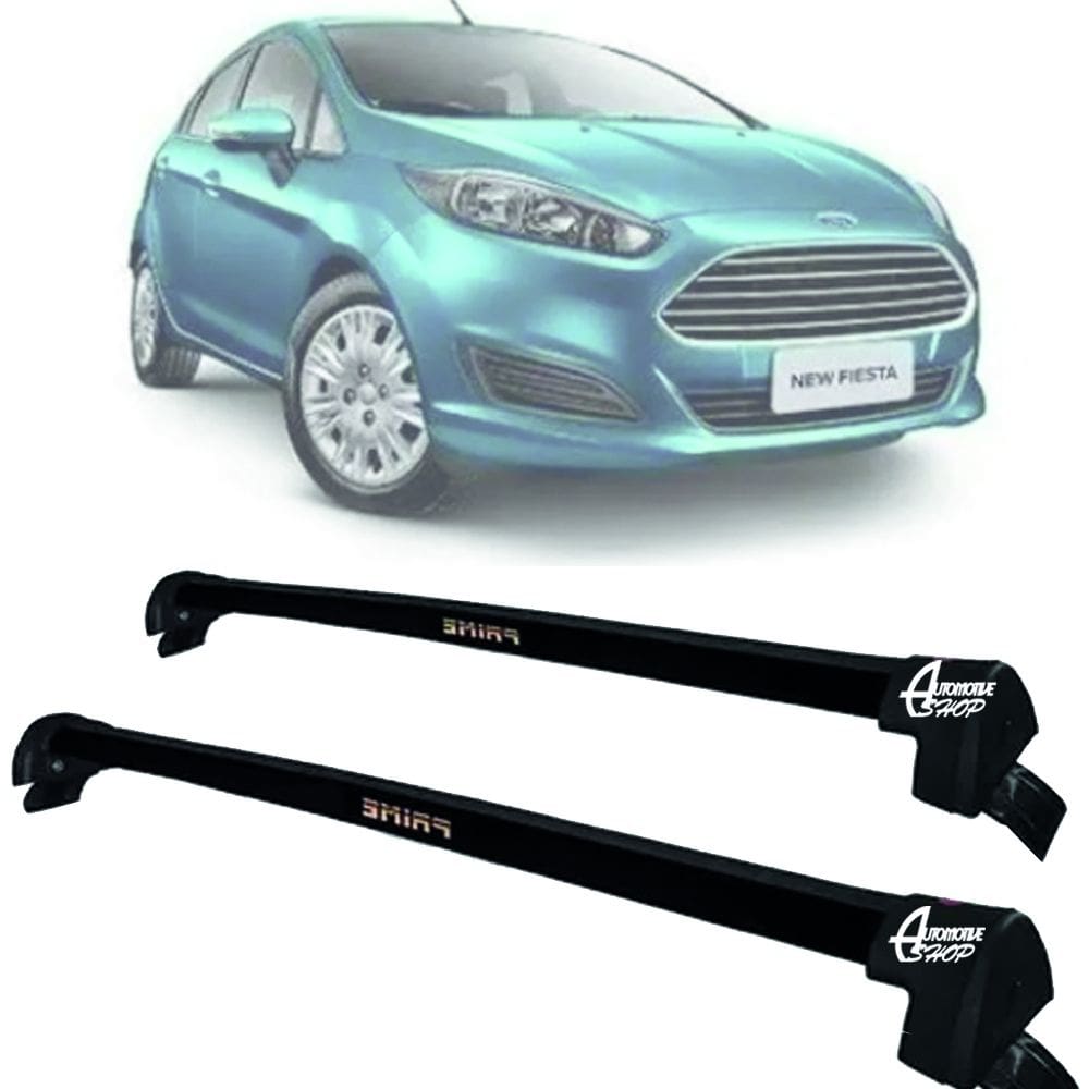 Rack Teto Aluminio Prime Ford New Fiesta 13-19 Preto PR159
