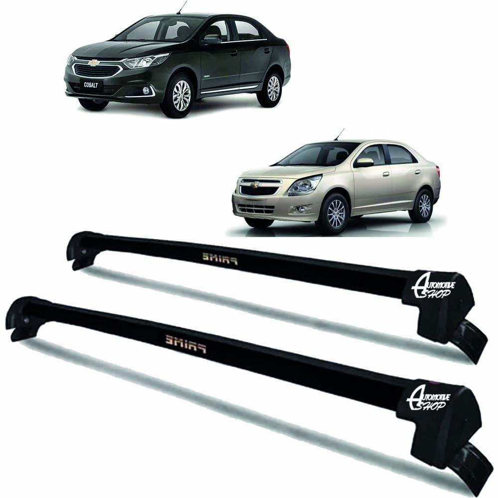 Rack Teto Aluminio Prime GM Cobalt 2016 até 2022 Preto PR194