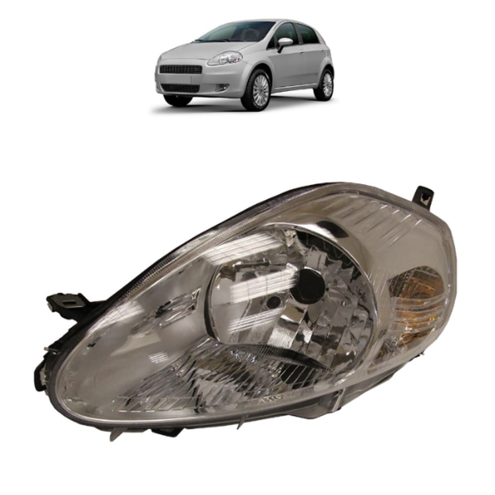 Farol Punto 2008 2009 2010 2011 2012 Cromado.
