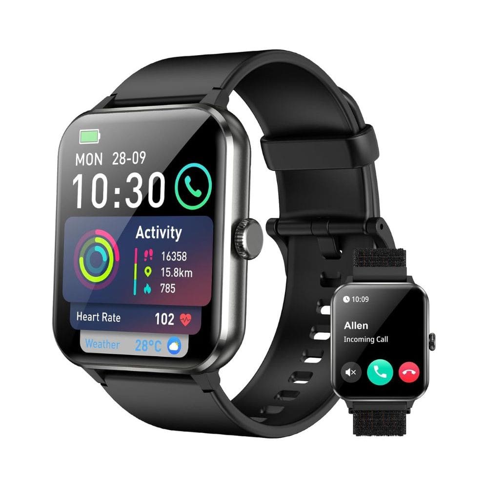 Relógio Smartwatch  AJ-L96 Faz a Recebe Ligações Notificações Preto