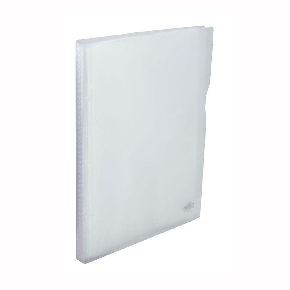Pasta catálogo A4 com 40 plásticos Top Line Cristal Dello