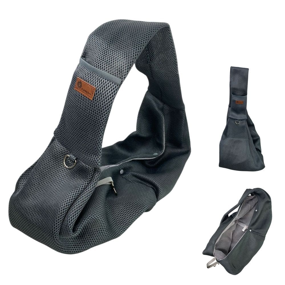 Bolsa de Transporte Pet Canguru Cachorro Gato Animal Malha Respiravel Tira de Ombro Tecido Confortavel