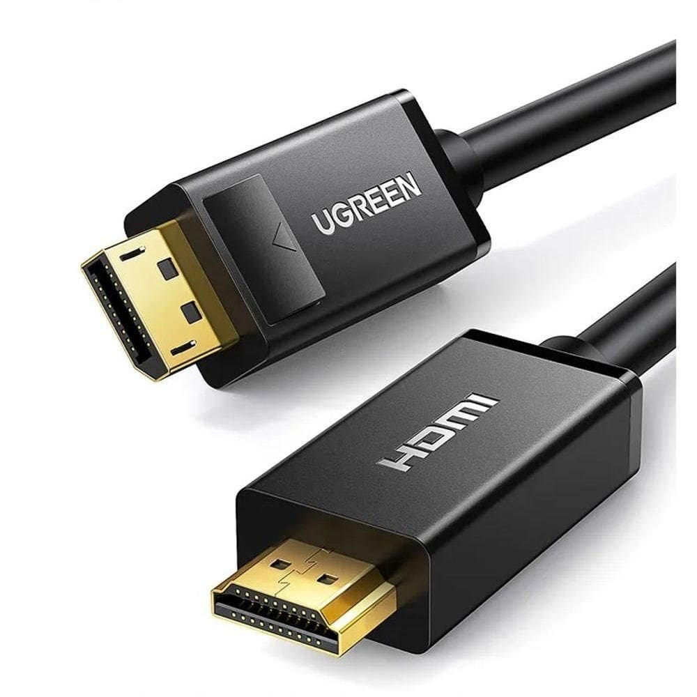 Cabo Displayport Para Hdmi Ugreen 1m Dp101 - Preto
