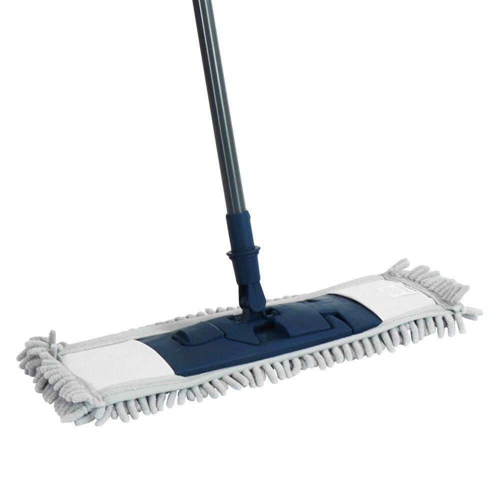 Conjunto Mop De Microfibra 40cm Com Cabo Ajustável 1m A 1,4m - Nobre