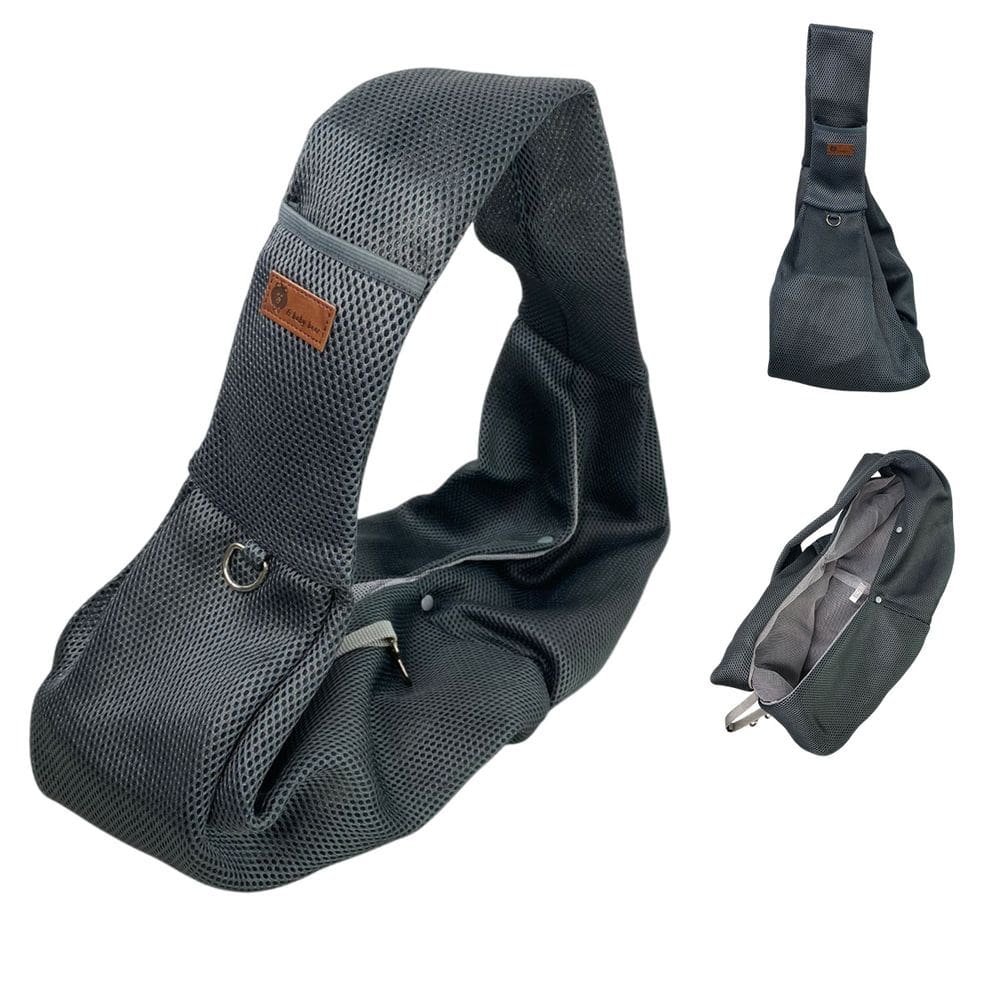 Bolsa de Transporte Pet Canguru Cachorro Gato Animal Malha Respiravel Tira de Ombro Tecido Confortavel