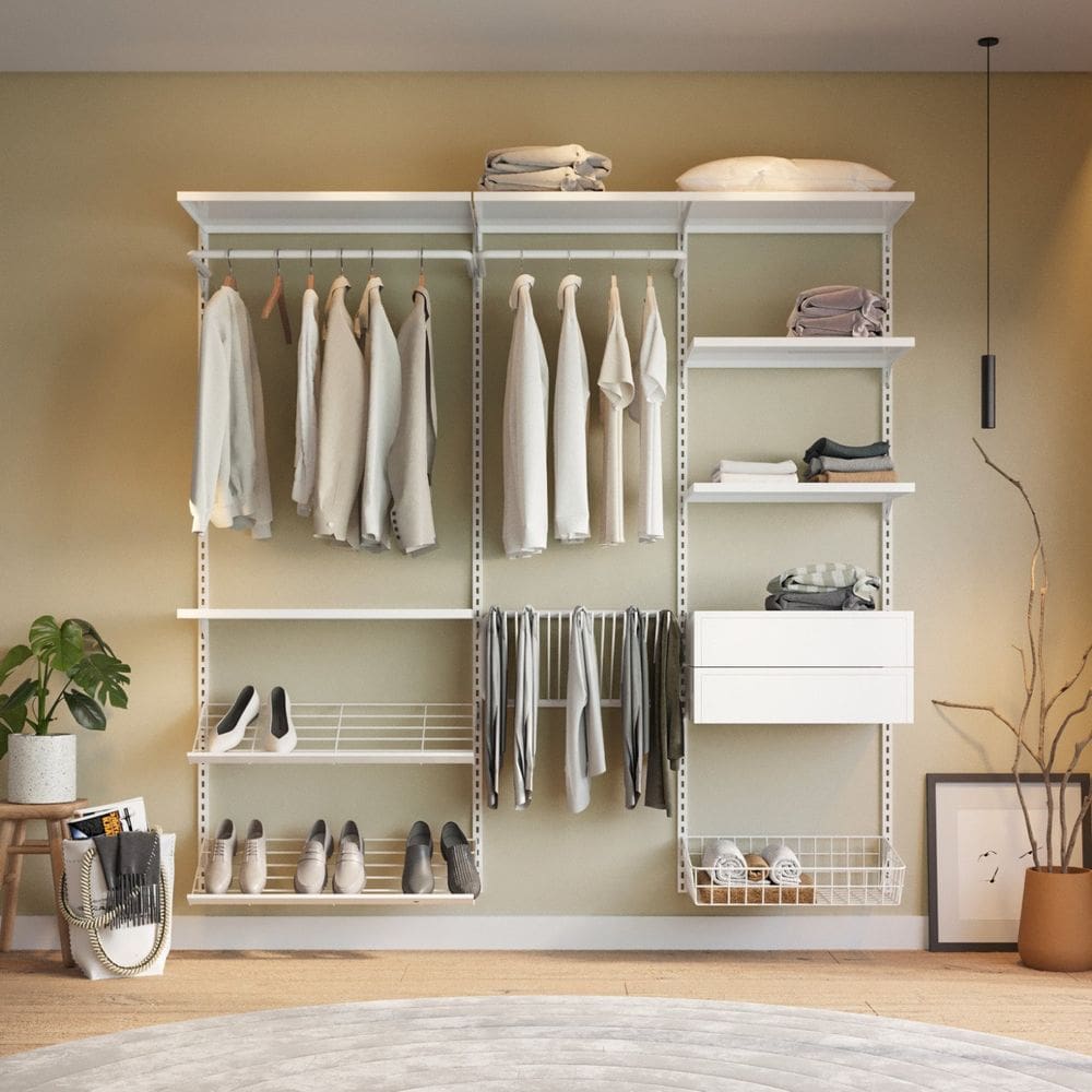 Closet Aberto Modulado Casal 205cm Eminence Branco