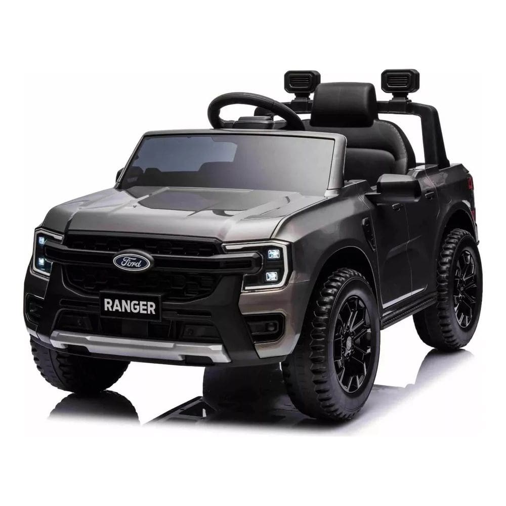 Carro Elétrico Infantil Cont/Remoto Ford Ranger Cinza 12v