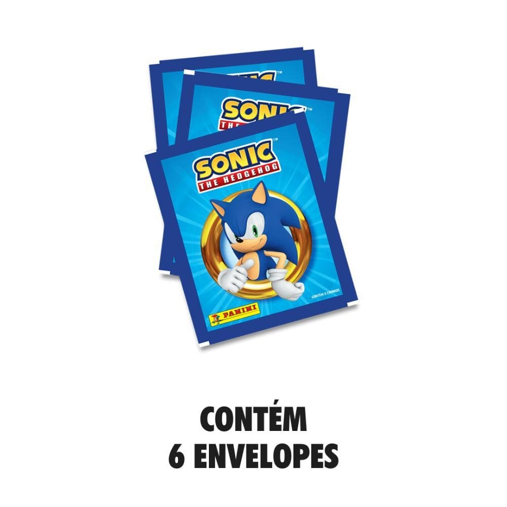 SONIC THE HEDGEHOG MODERN - Kit Com 6 Envelopes