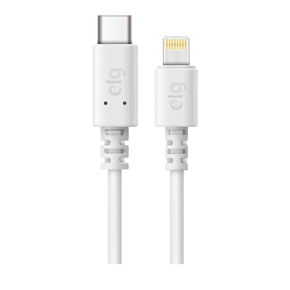 Cabo Elg Usb Tipo C Para Lightning 3a 15w 2m Tcl20 - Branco