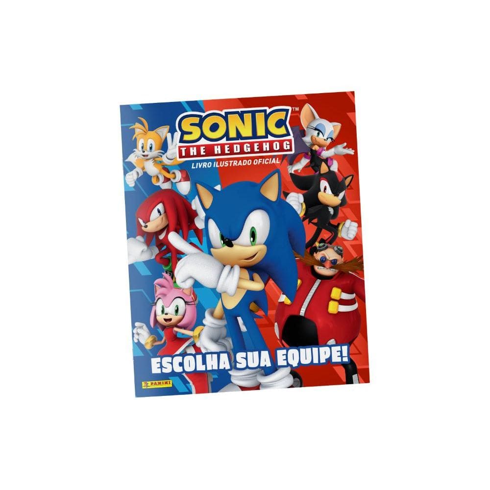 SONIC THE HEDGEHOG MODERN - Álbum Capa Cartão