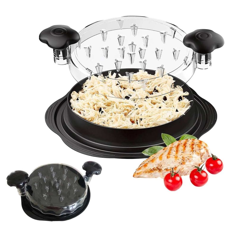 Triturador Desfiador Moedor Frango Carne Legumes Verdura Processador de Alimentos Comida Manual Cozinha Casa Restaurante