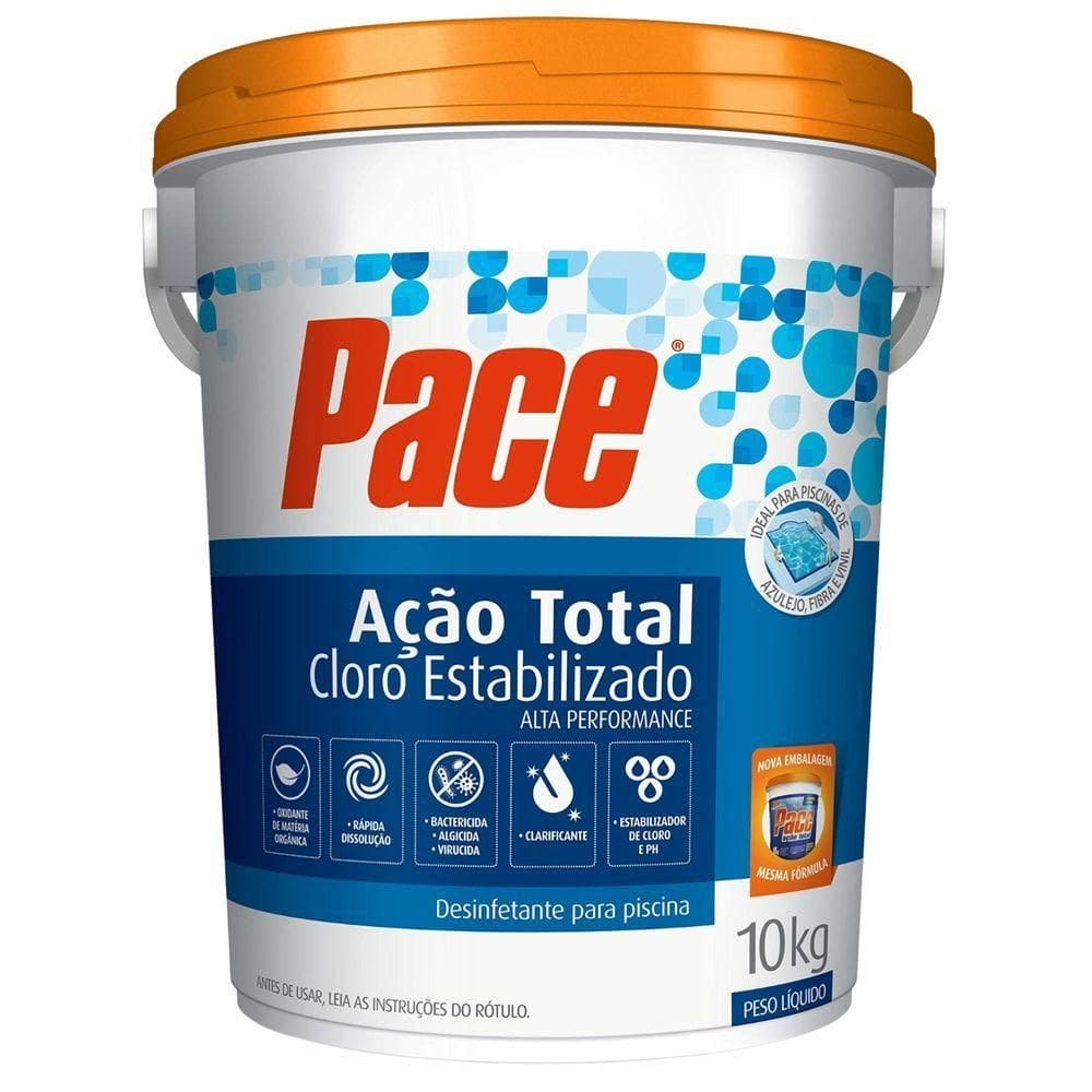 Cloro Estabilizado Multiação Pace Ação Total 10kg