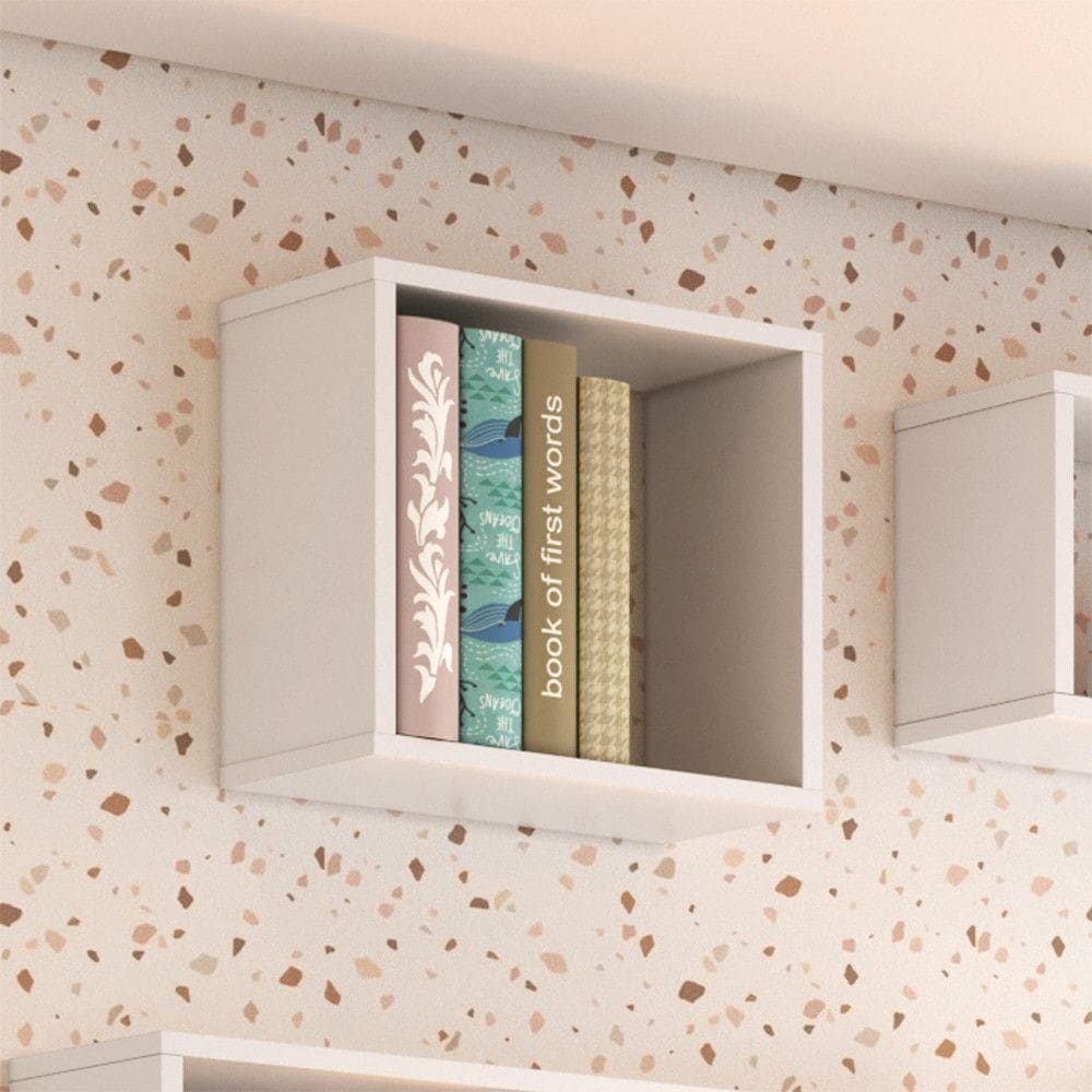 Nicho Infantil Quadrado Em Mdp 15mm Percasa Branco