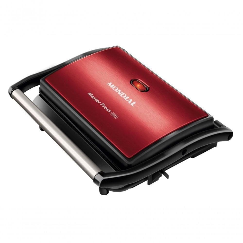 Master Press Inox Mondial Vermelho 1000W PG-01-RC-CL 110V