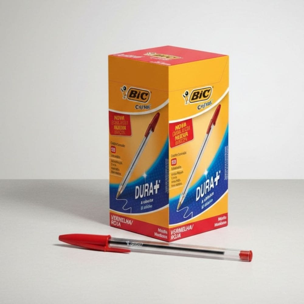 Caneta Esf.Cristal Preta Cx50 Bic 1101072  Bic Cristal