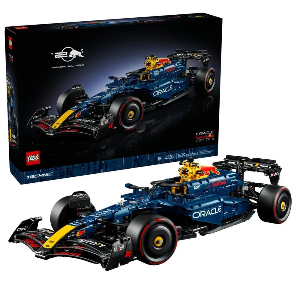 Lego Technic F1 Oracle Red Bull Racing RB20 1639 Peças 42206